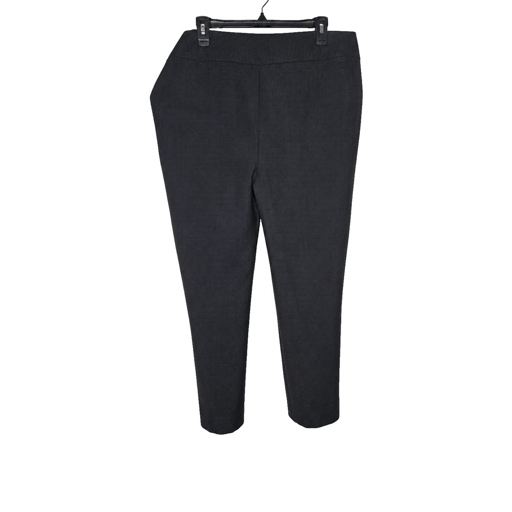 Akris Bergdorf Goodman 16 Navy Wool Side Zip Pants Quiet Luxury Career Classic